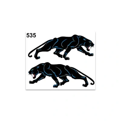 Obrázek 4R Quattroerre.it 535 Sticker Aufkleber Panther, 10 x 12 cm