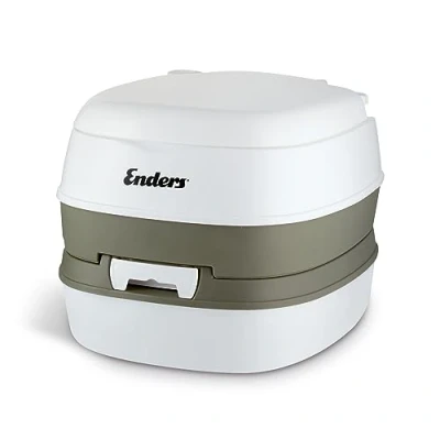 Obrázek Enders Kempinková toaleta COMFORT, mobilní WC kempovací toaleta, ergonomická rukojeť, oddělení od splachovací a odpadní nádrže, výška sedáku 32 cm #49429