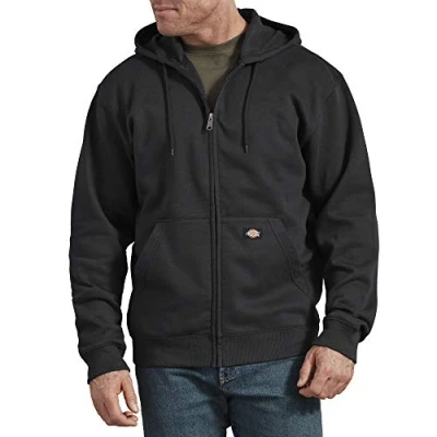 Obrázek Dickies Herren Full Zip Hoodie Fleece Jacke, Dunkles Erika, Small