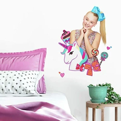Obrázek RoomMates JoJo Siwa Wandaufkleber, Motiv: Einhorn Traum