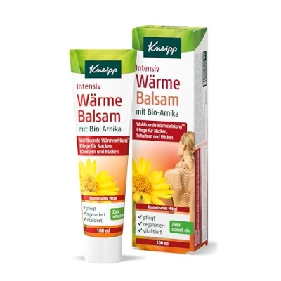 Obrázek Kneipp tepelný balzám s arnikou blahodárný po fyzických aktivitách účinek dermatologicky potvrzený na krk, ramena a záda 100 ml