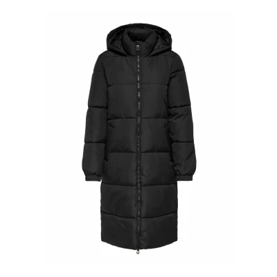Obrázek ONLY Onlmontana LONG Puffer NOOS Zimní kabát, Ženy, Velikost: Medium, Black