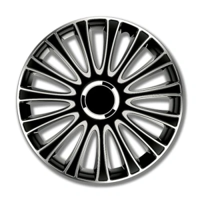Obrázek Ozdobný kryt kola Petex RB54351 Lemans Pro, 2násobně lakovaný materiál:ABS v krabici, černá barva sada 4 ks.,