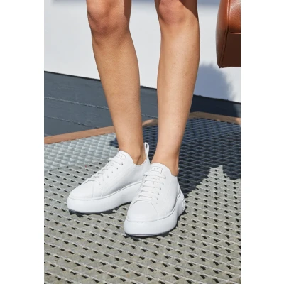 Obrázek Armani Exchange Tenisky, Ženy, Velikost: 38, White Vysoce kvalitní koženka