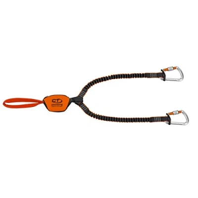 Obrázek Climbing Technology Classic k Slider, Set Ferrata Unisex Erwachsene, Orange/Grau, Einheitsgröße