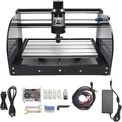 Obrázek RATTMMOTOR CNC frézka 3018 pro Max gravírovací stroj, 420 x 350 270 mm, 3osý router GRBL ovládání ER11 PVC PCB řezbářství DIY engraver