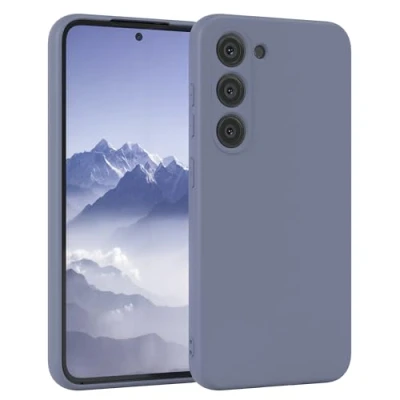 Obrázek EAZY Case Silikonové pouzdro pro Samsung Galaxy S23 Silikon Modré měkké nárazuvzdorné na mobil ochranné s ochranou fotoaparátu tenké prémiová ochrana
