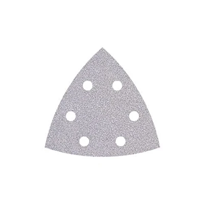 Obrázek wolfcraft 5 Haft Schleifblätter für Farbe und Lack, 95 mm I 1167000 Körnung 180 Schleifpapier Delta Schleifer universell einsetzbar, hohe Standzeit