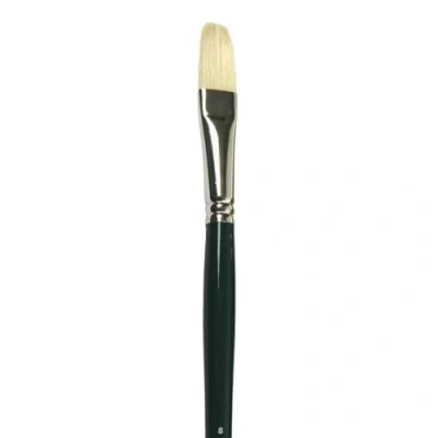 Obrázek Winsor &amp; Newton 5974708 Winton plochý štětec č. 8 14,6 mm, pro olejové barvy, akrylové a alkydové barvy