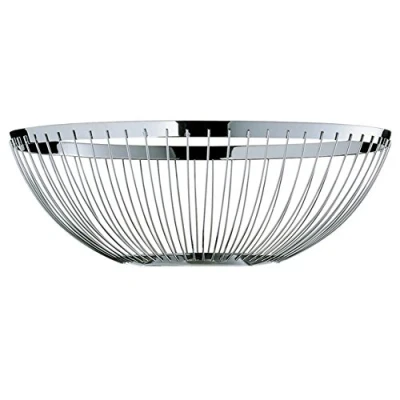 Obrázek WMF Concept košík na ovoce velký 26 cm, dekorativní miska stříbrná, koš chleba kov, nerezová ocel Cromargan, leštěná
