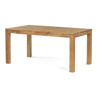 Obrázek Jídelní stůl 160x90x75, masiv DUB bílý, povrchová úprava olejem, nohy 8x8 cm DS H160