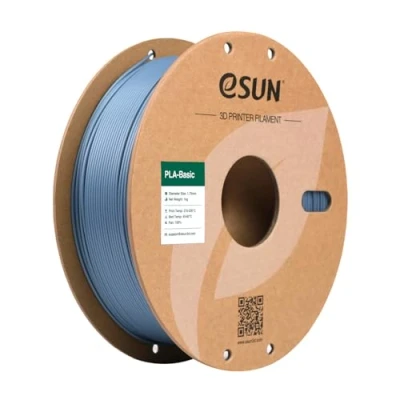 Obrázek eSUN PLA Filament 1,75 mm, Basic vlákno pro 3D tiskárny Přesnost rozměrů +/ 0,03 cívka 1 kg (2,2 LBS) Super Speedy struna tiskárny, světle šedá