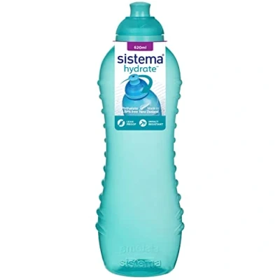 Obrázek Sistema Sportovní láhev na vodu Squeeze Twist &#039;n&#039; Sip 620 ml neprosakující dětská bez BPA 1 kus