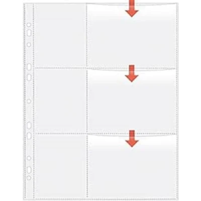 Obrázek VELOFLEX 5347200 obal na fotografie DIN A4, obaly fotky, sběratele, pro velikost 9 x 13 cm šířku, 5 kusů