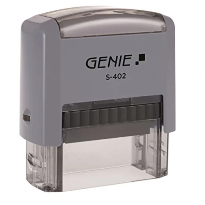 Obrázek Sada samobarvicích razítek Genie S 402 (vč. příslušenství, inkoustového polštářku).