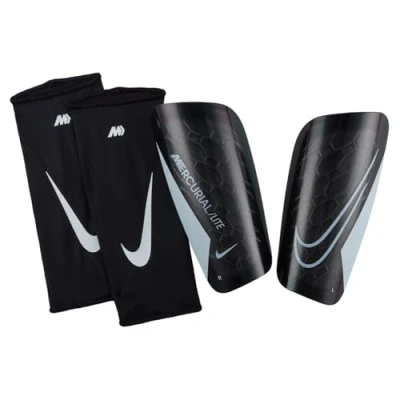 Obrázek Nike Unisex chrániče holeně pro dospělé Merc Lite fa22, Black/Black/White, L EU