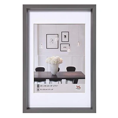 Obrázek walther design rám obrazu ocel 20 x 30 cm s paspartou, Steel Style plastový ES030D
