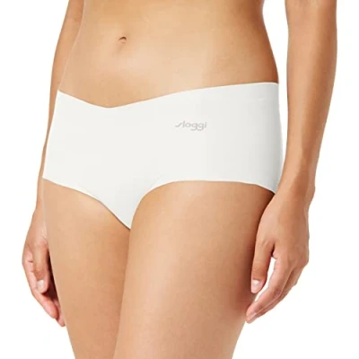 Obrázek sloggi Dámské ZERO Cotton Short Panty, černé, L, Silk White