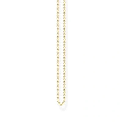 Obrázek Thomas Sabo Dámský hráškový řetízek stříbro 925 částečně pozlacený 42 cm KE1219 413 12 L42v, Sterlingové stříbro, žádný drahokam