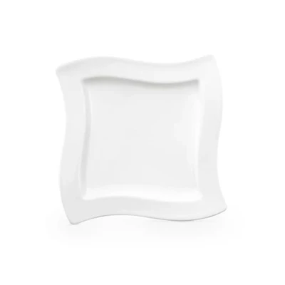 Obrázek Villeroy a Boch snídaňový talíř, porcelán, bílý, čtvercový