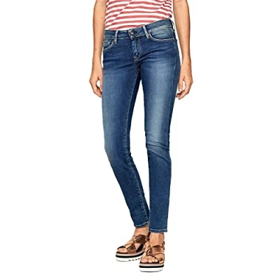 Obrázek Pepe Jeans Dámské džíny Soho, Blue (Denim Z63), 27 W / 30 l, Modrá z63)