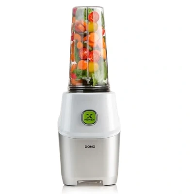 Obrázek Mixér Domo DO700BL se 1000W silným motorem mixujte přímo v láhvi, bílý