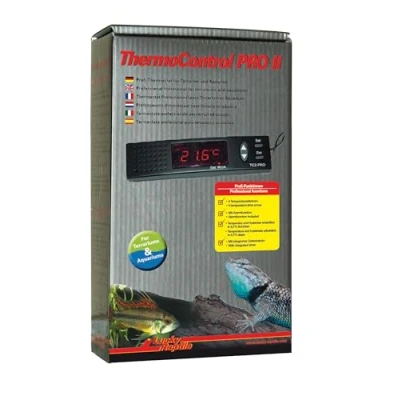 Obrázek Lucky Reptile CLT060 Thermo Control PRO II, elektronický termostat s časovačem a nočním snímáním, 1 kus (balení ks), černý
