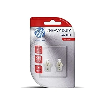 Obrázek M Tech lb904 W Blister 2 x LED B8.5D 24 V konkav