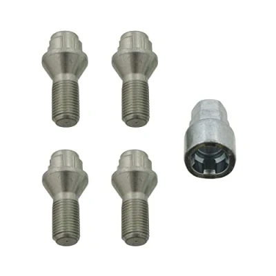Obrázek febi bilstein 27054 1 sada šroubů na kola uzamykatelné M14 x 1,5 25 SW17 / 19 mm kuželový svazek