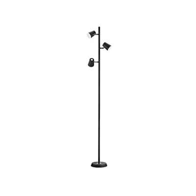 Obrázek Trio svítidla LED stojací lampa Narcos 473190332, kov černý matný, 3 x 4,7 W, 4násobný dotykový stmívač