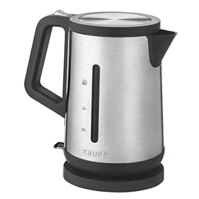 Obrázek Krups BW442D Premium rychlovarná konvice Control Line automatické otevírání víka 1,7 l 2,400 W ušlechtilá ocel / černá