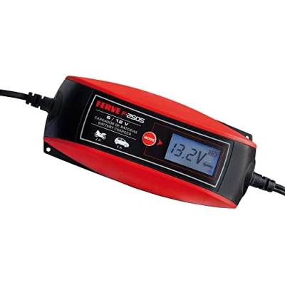 Obrázek FERVE F 2505 Batterieladegerät schwarz rot