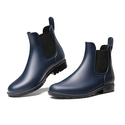 Obrázek DREAM PAIRS dámské holínky polovysoké Chelsea Boots, Námořnická modrá