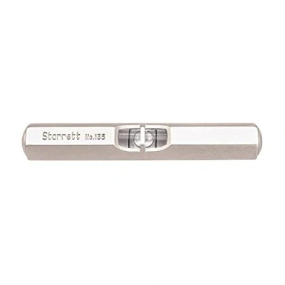 Obrázek Starrett 135A Pocket Level se satinovaným poniklovaným povrchem, velikost 2 1/2&quot;