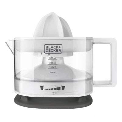 Obrázek Black+Decker BXCJ25E Zitruspresse, 25, Kunststoff, 350 milliliters, Weiß