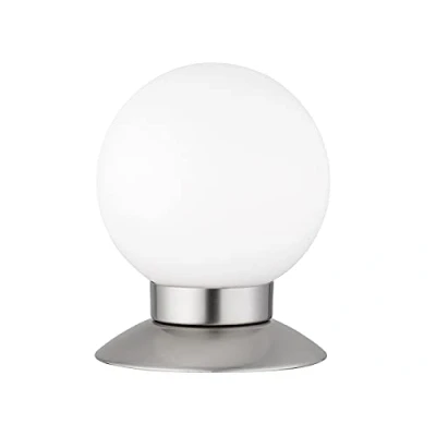 Obrázek Reality Leuchten R52551907 Princess, stolní lampa, 3 W, integrované, matný nikl, 10 x 13 cm