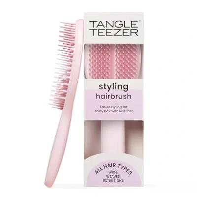 Obrázek Tangle Teezer The Ultimate Styler kartáč na vlasy paruky, Weaves, Extensions &amp; Clip Ins dodává objem, texturu, lesk a pomáhá při vyčesávání kadeří Millennial Rosa