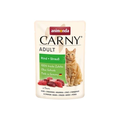 Obrázek Animonda Kapsička CARNY Adult hovězí a pštros 85g