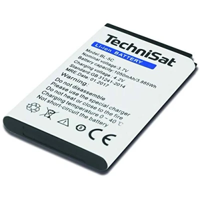 Obrázek TechniSat Baterie k DIGITRADIO 1, 2, TECHNIRADIO RDR, 6 IR, Viola 3, Transita 100/200 (vyměnitelná lithium iontová baterie, BL 5C, 3,7 V a 1050 mAh, 230 V, 50 Hz)