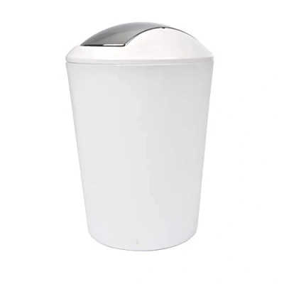 Obrázek Douceur d&#039;Intérieur Odpadkový koš Flic Flac, 5,6 l, bílý