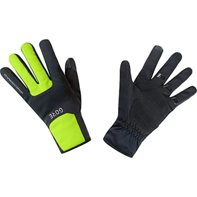Obrázek GORE WEAR M Windstopper, termo termopapy, černé / neonově žluté, 6