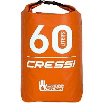 Obrázek Cressi Dry Bag vodotěsné tašky s dlouhým nastavitelným ramenním popruhem pro potápění, jízdu na člunu, kajaku, rybaření, rafting, plavání, kempování a snowboarding