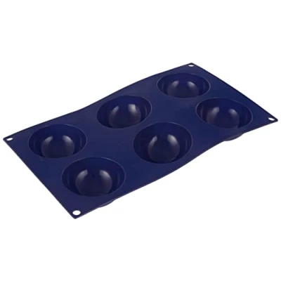 Obrázek Ibili 870033 Half, pečicí forma 6 poloviční koule, kuličky
