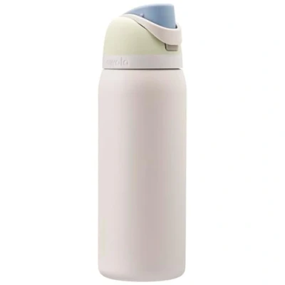 Obrázek Owala Izolovaná láhev na pití z ušlechtilé oceli FreeSip s brčkem, 945 ml bez BPA, optimální pro sport, fitness, outdoorové aktivity a cestování, Iced Breeze