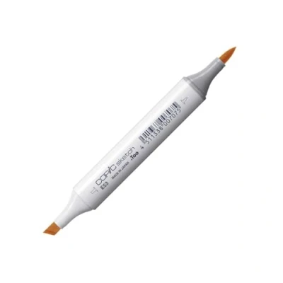 Obrázek COPIC Sketch Marker typ E 53, Raw Silk, profesionální značkovač, se super bush špičkou a středním hrotem