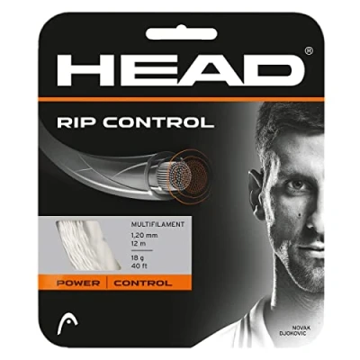 Obrázek HEAD Unisex Erwachsene RIP Control Set Tennis Saite, White, 18