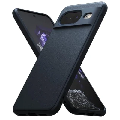 Obrázek Ringke Onyx pouzdro kompatibilní s Google Pixel 8, lepší uchopení, protiskluzové, matné TPU na mobil pro 8 5G (2023) námořnická modrá
