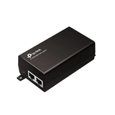 Obrázek TP Link TL POE160S PoE+ Injektor (2 Gigabit Ports, kompatibel mit 802.3af /at, Gesamtleistung bis zu 30W, Wandmontage und Desktop Design, Plug and Play)Schwarz, único