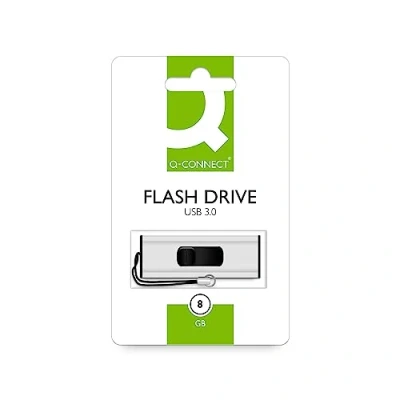 Obrázek Q Connect 8 Gb USB 3.0 Slider Flash Drive, blau