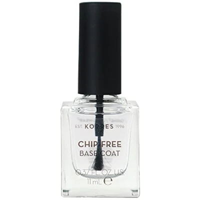 Obrázek KORRES Base Coat, Sweet Almond podkladový lak, transparentní pro extra dlouhé držení a hladký povrch, veganský, 11 ml
